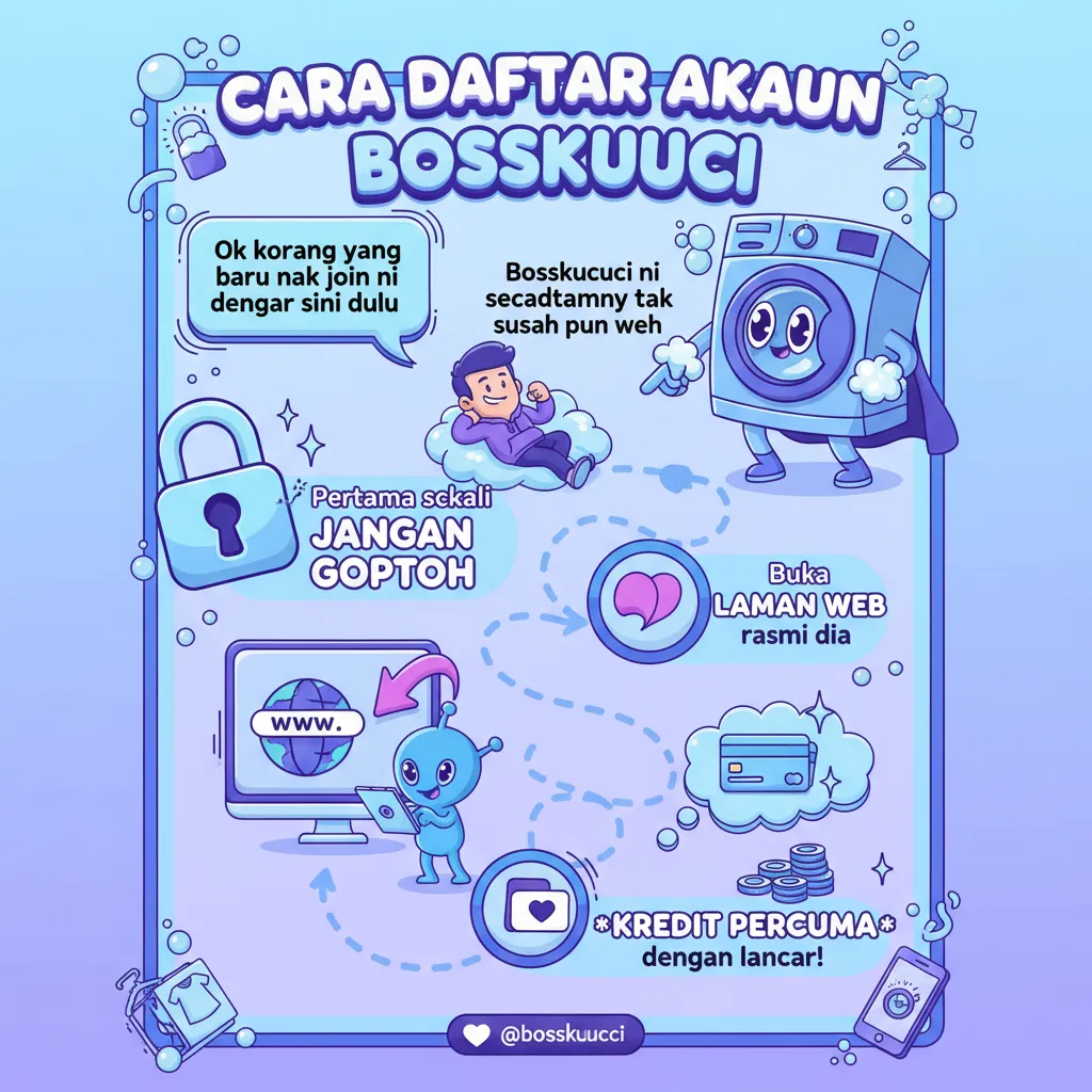 Cara Daftar Akaun Bosskucuci & Kredit Percuma