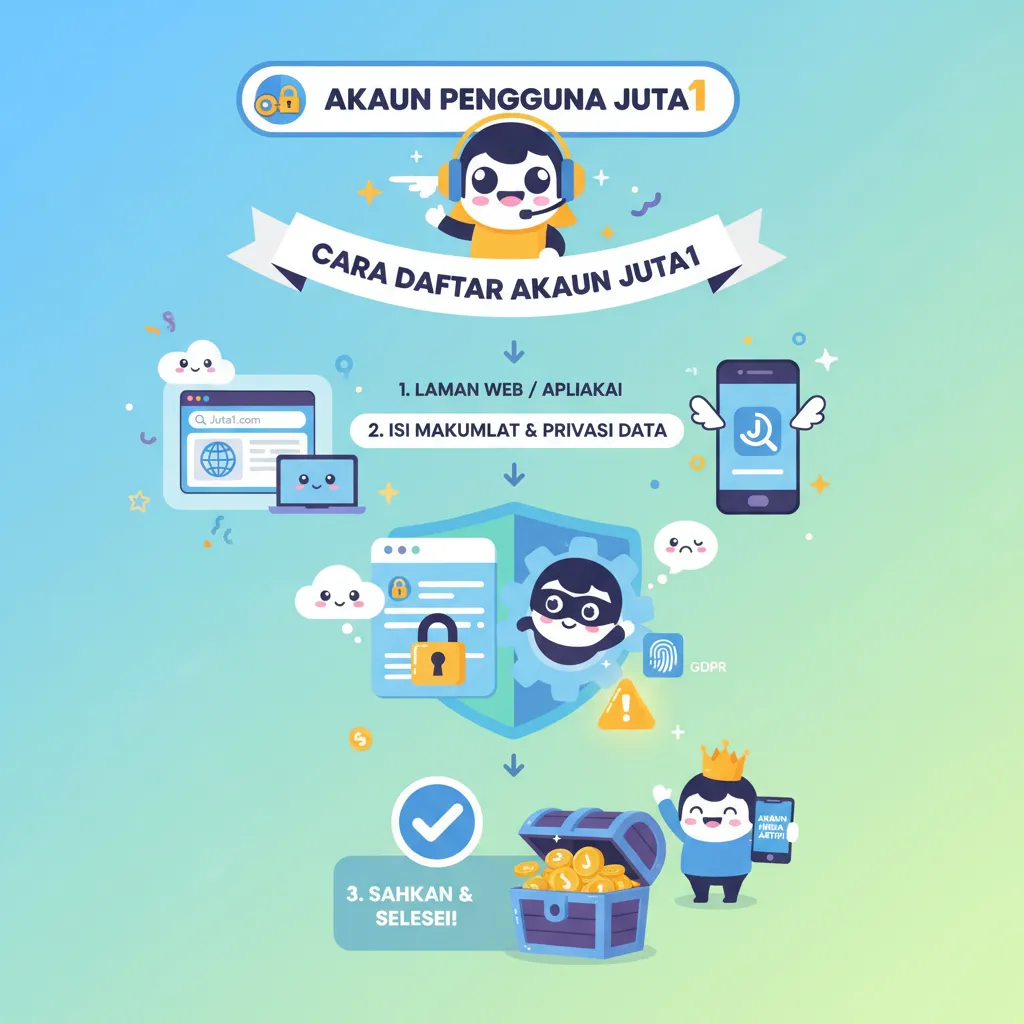 Cara Daftar Akaun Juta1 & Privasi Data