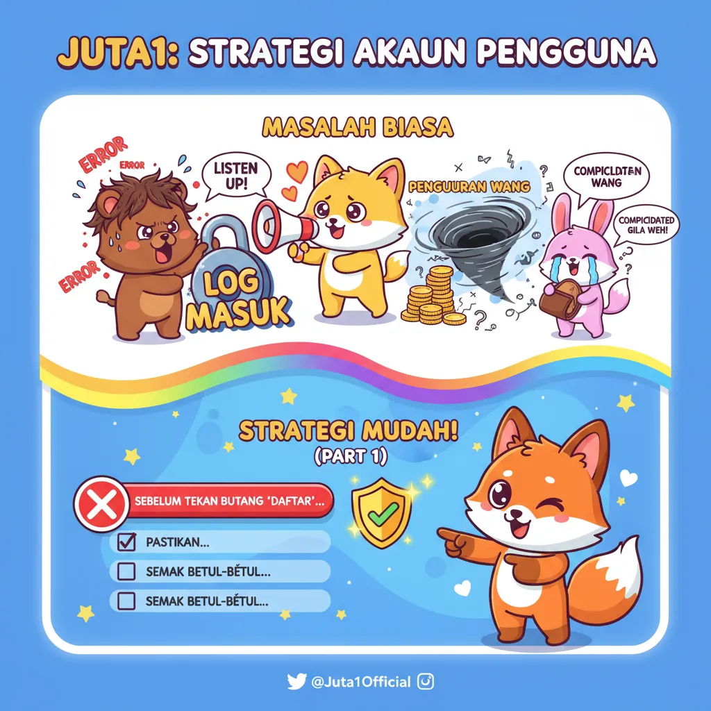 Juta1: Strategi Pendaftaran Akaun Pengguna