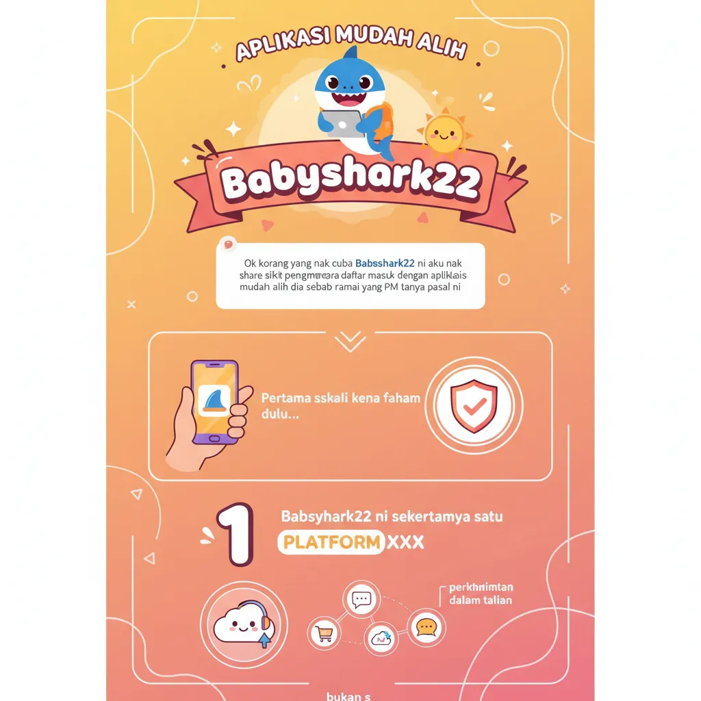 Cara Daftar Masuk Babyshark22 & Aplikasi Mudah Alih