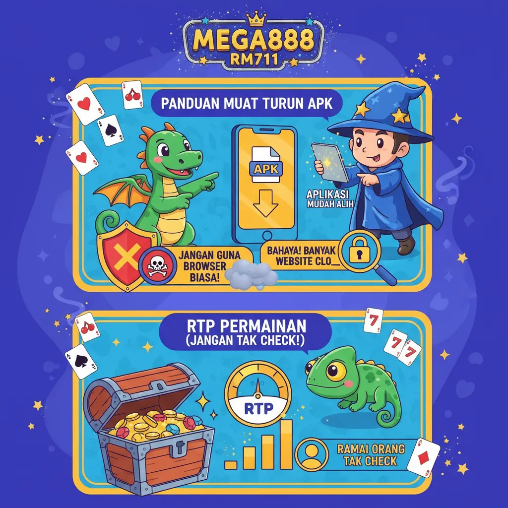 Panduan Muat Turun APK Mega888 RM711 & RTP Permainan