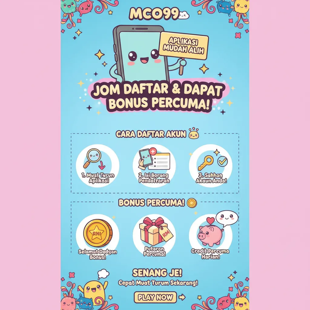 Panduan Daftar Akaun mco99 dan Bonus Percuma