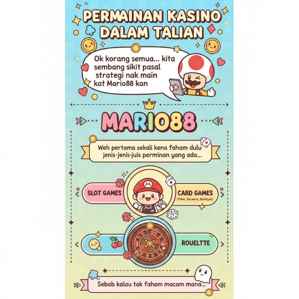 Mario88: Strategi Permainan Kasino Dalam Talian