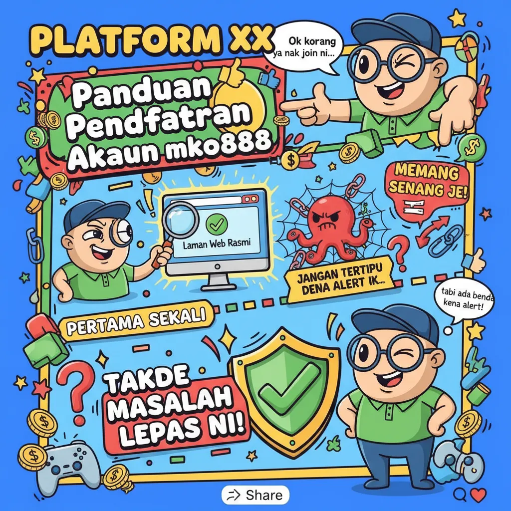 Panduan Pendaftaran Akaun mko888