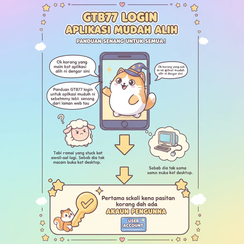 Panduan GTB77 Login untuk Aplikasi Mudah Alih