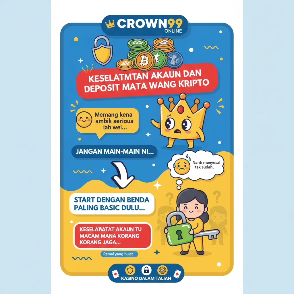 Keselamatan Akaun Dan Deposit Mata Wang Kripto Crown99 Online